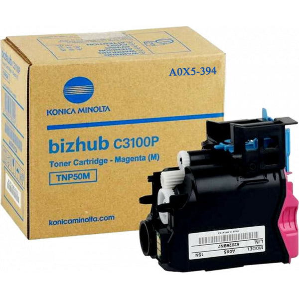 1X Genuine Konica Minolta Bizhub C3100P Magenta Toner Cartridge Tnp50M 4.7K [A0X5394] -