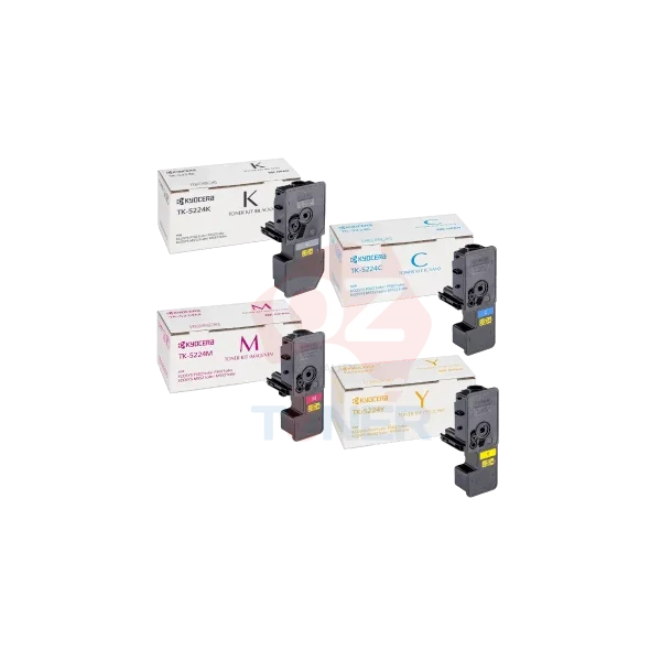 4X Pack Genuine Kyocera Tk-5244 C/M/Y/K Toner Cartridge Set For P5026 M5526 -