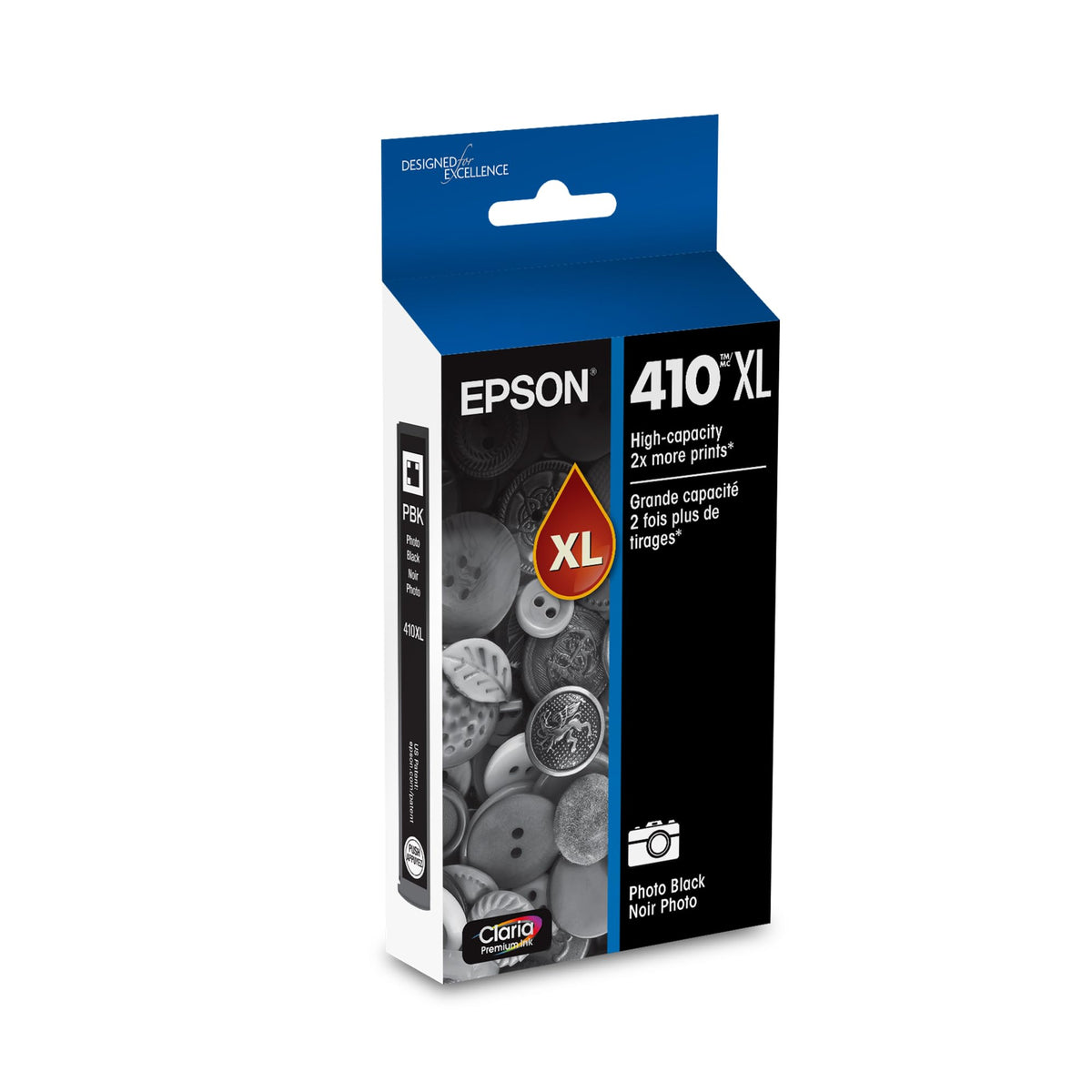 Genuine Epson 410XL High Yield Photo Black Ink Cartridge for XP-640 XP-900 [C13T340192]