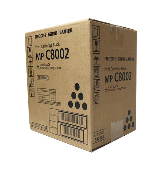 Genuine Ricoh Aficio MP-C6502 MP-C8002 Black Toner Cartridge TYPE-C8002SB
