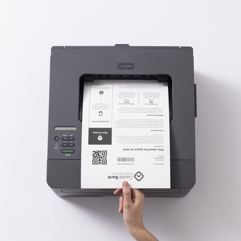 Bundle: Brother HL-L2445DW A4 Wireless Mono Laser Printer+BONUS: TN2530 Black Toner (Up to 1.2K Pages)