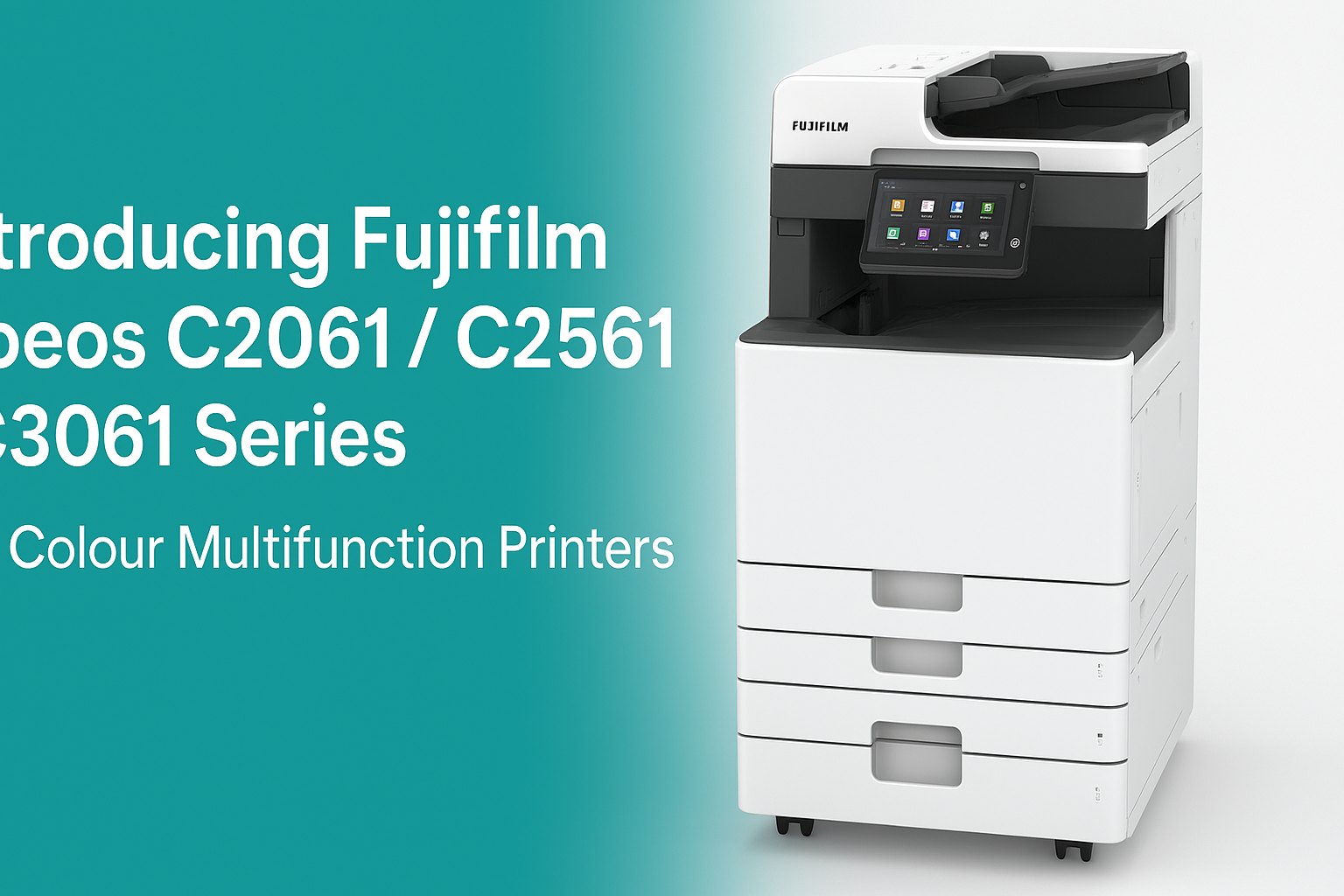 Bundle: Fujifilm Apeos C3061 A3 MFP Copier+1 Tray Module+Cabinet EC105009 30PPM