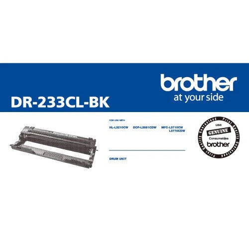 1x Genuine Brother DR233CL BLACK Drum Unit Cartridge (18K) - NZ Only