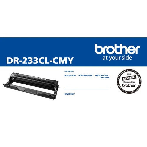 Any 1x Genuine Brother DR233CLCMY Color Drum Unit Cartridge (18K) - NZ Only