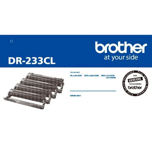 Genuine Brother DR-233CL C/M/Y/K Drum Unit Set (18K) - NZ Only