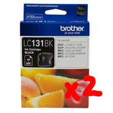 *CLEAR!* Genuine Brother LC-131BK Ink for MFC-J245 J870dw J650dw J475dw J470dw [LC131BK]