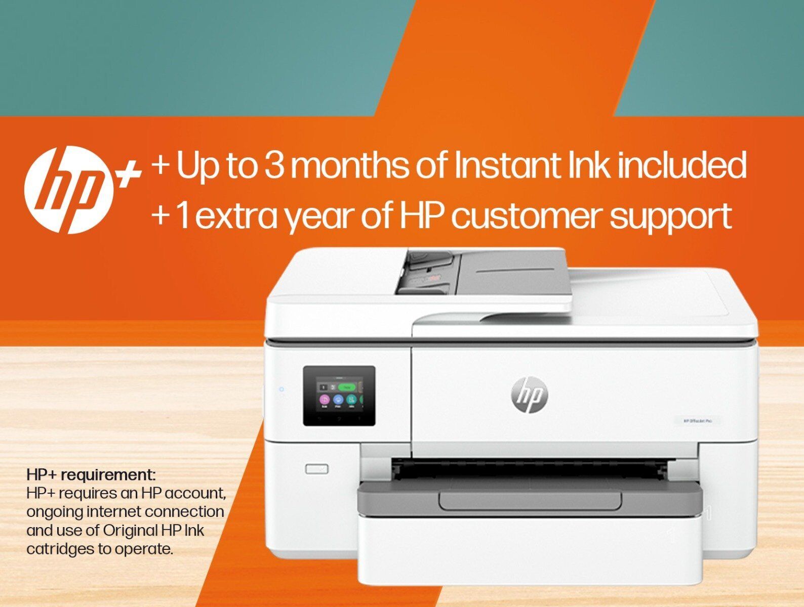 *NEW!* HP OfficeJet Pro 9720e Wide Format All-in-One Printer Instant Ink Enabled+Wi-Fi [53N95B]
