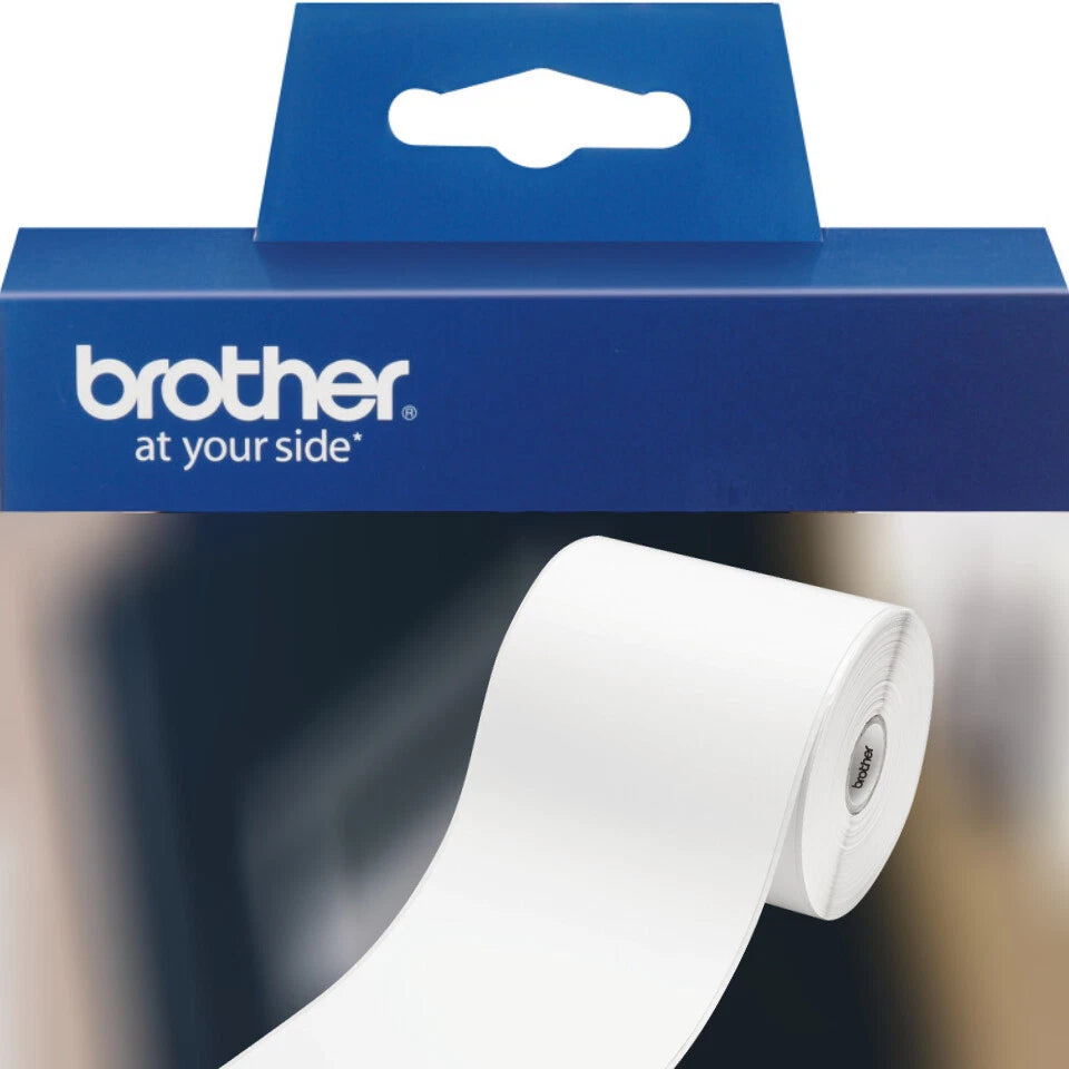 Genuine Brother RDS04C1 Continuous Die Cut Paper Label Roll 76mm x 25mm [RDS04C1]