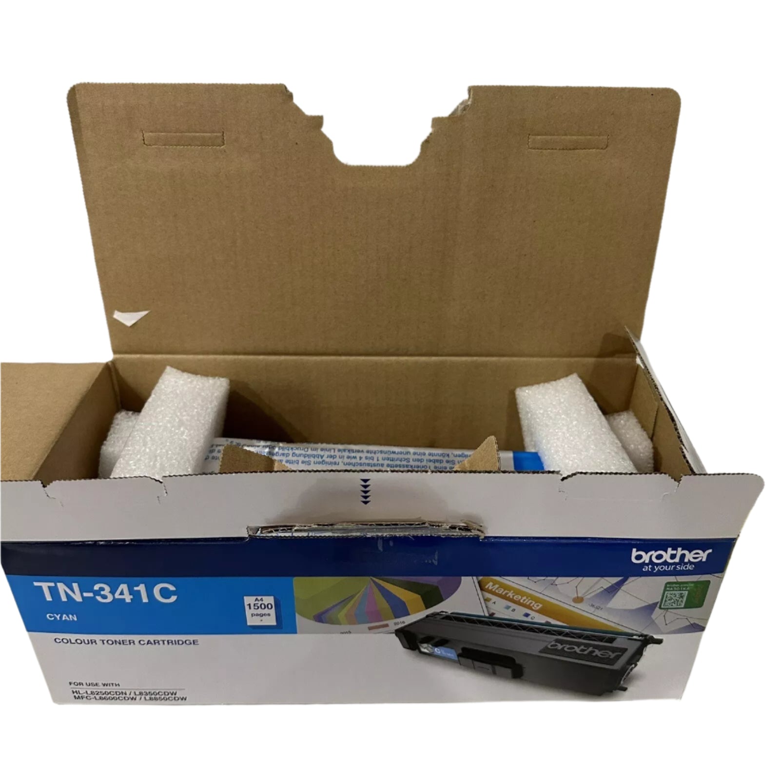 *SALE!* 4x Pack Genuine Brother TN-341 C/M/Y/K Toner Set for HL-L8350cdw L8250cdn MFC-L8600cdw L8850cdw