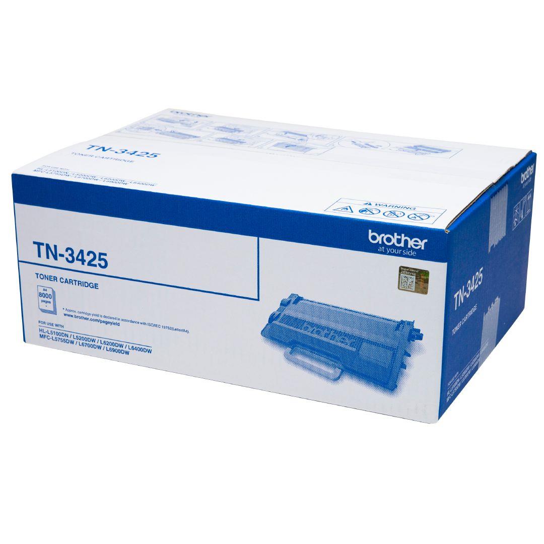 Genuine Brother TN3425 High Yield BLACK Toner Cartridge 8K Pages [NZ ONLY]