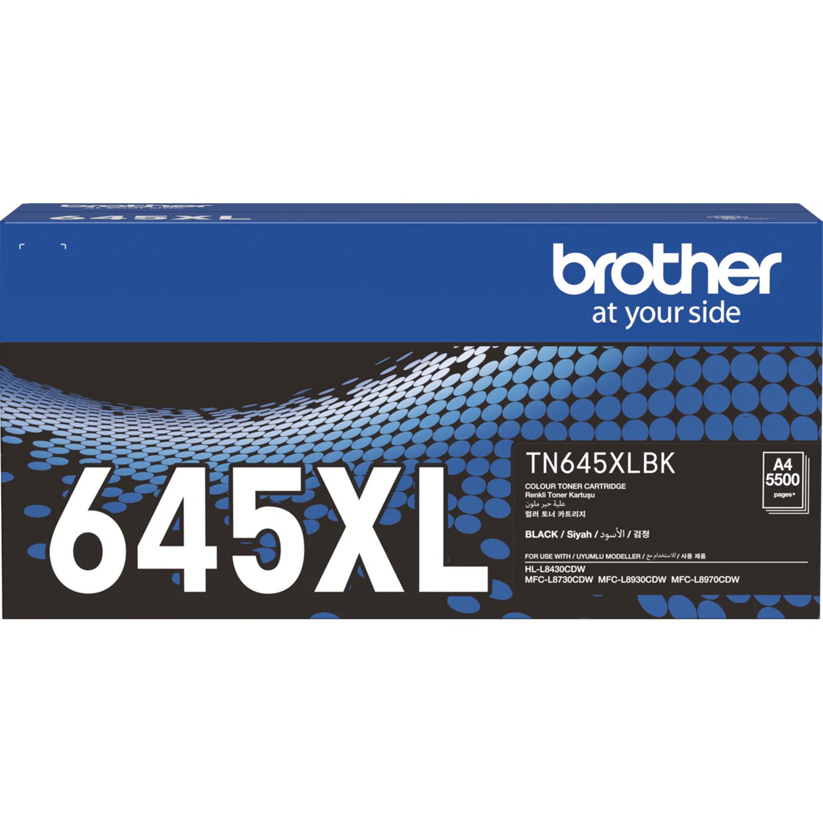 Brother TN645XLBK High Yield Black Toner Cartridge for HL-L8430CDW MFC-L8970CDW MFC-L8930CDW NZ - 5.5K pages