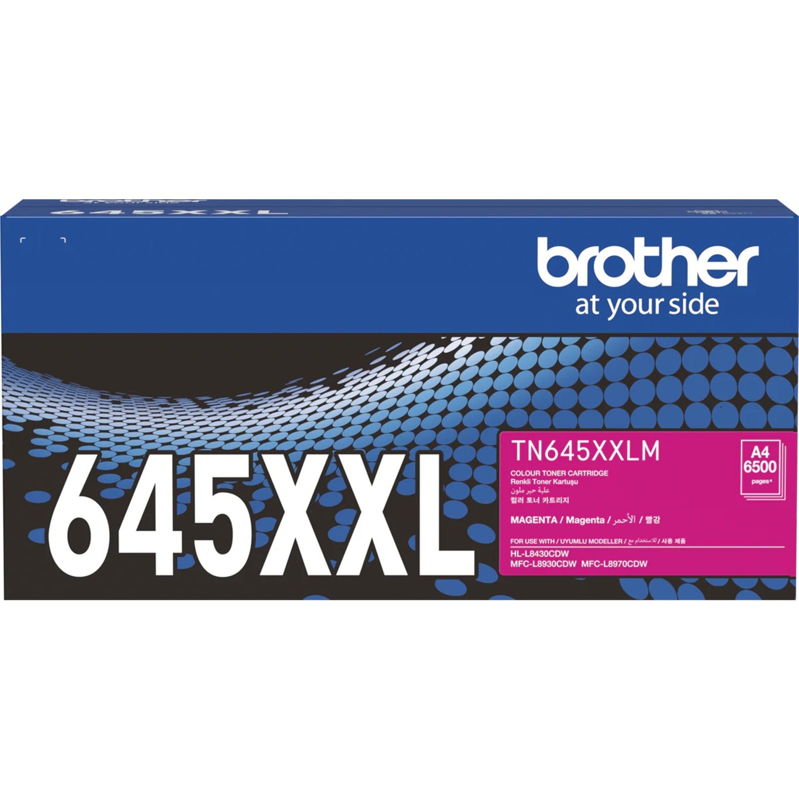 Brother TN645XXLM Super High Yield Magenta Toner Cartridge for HL-L8430CDW MFC-L8930CDW MFC-L8970CDW - 6.5K pages
