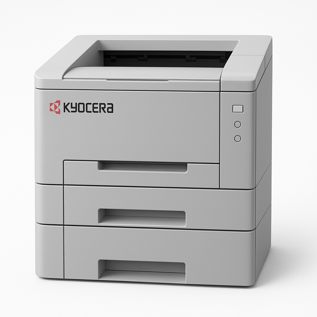 Kyocera P2235DW A4 Mono Laser Wireless Printer+Extra 2x PF1100 Trays Bundle [1102RW3AS0]