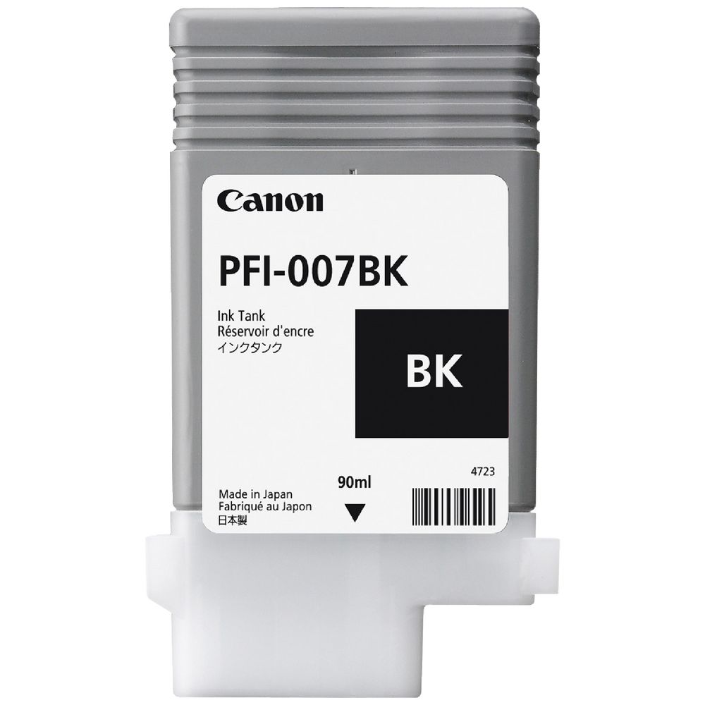 Genuine Canon PFI-007BK Black Ink Cartridge iPF670E iPF670 [CAPFI007BK]
