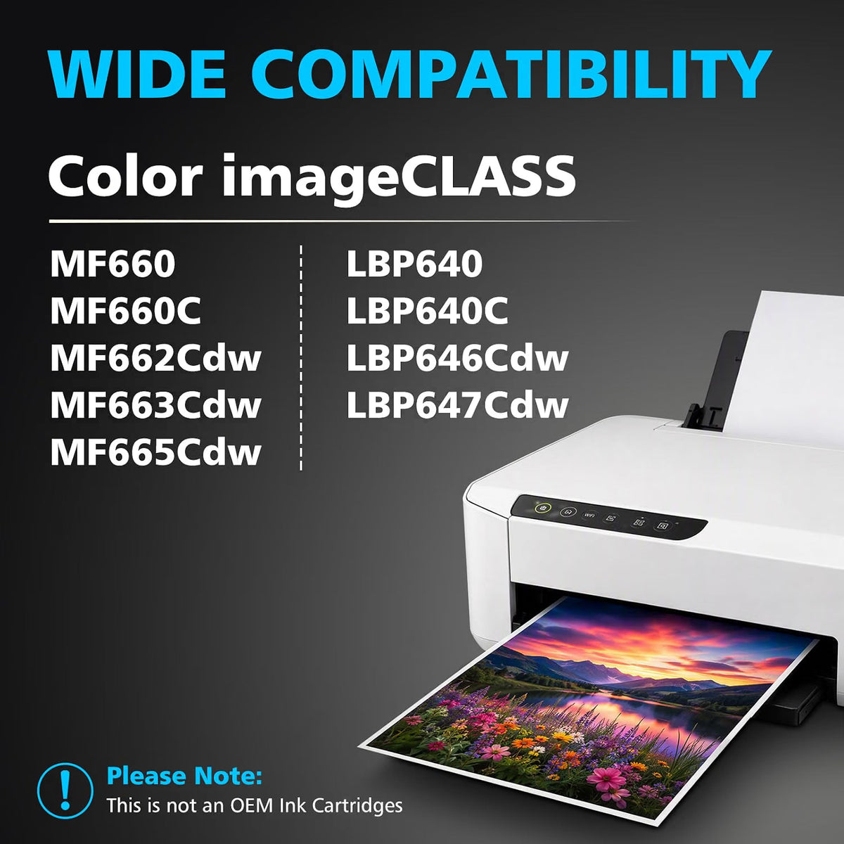 Premium Compatible Canon CART075H High Yield Yellow Toner Cartridge  2.5K Pages [075H]