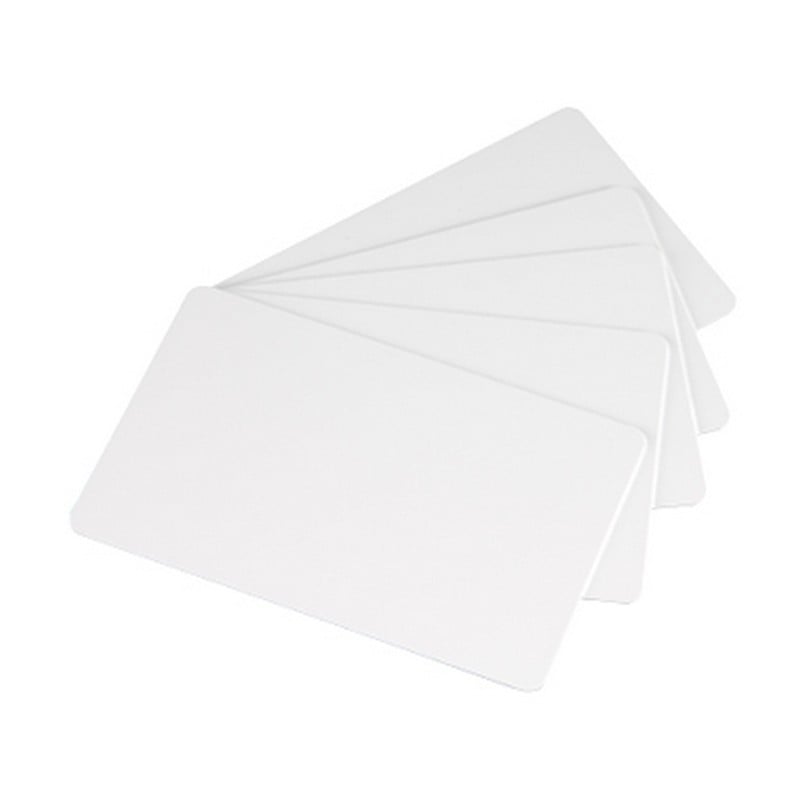 100x Evolis Badgy Blank White Paper Cards – 0.76mm Thick, 85.6mm x 54mm [CBGCP030W]