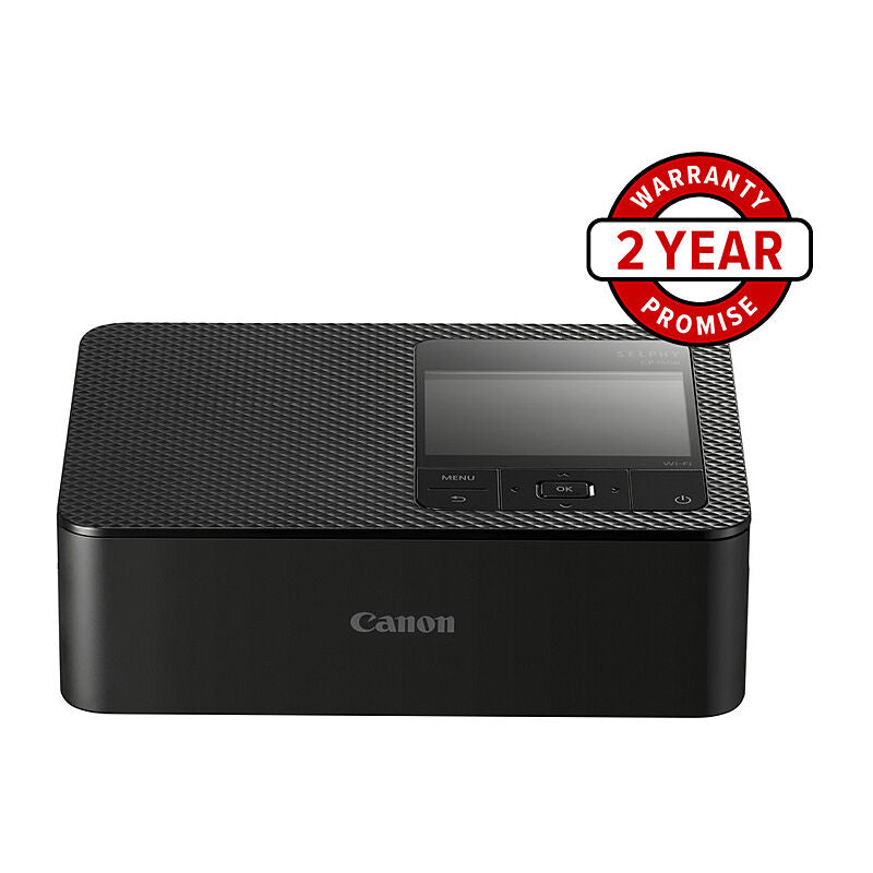 Canon SELPHY CP1500 Wireless Compact Photo Printer (BLACK)[CP1500BK]+RP108 Ink+Paper Bundle