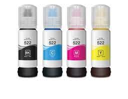4x Pack Premium Compatible Epson T522 C/M/Y/K Ink Bottle Set (1B,1C,1M,1Y) [C13T00M192-C13T00M492]