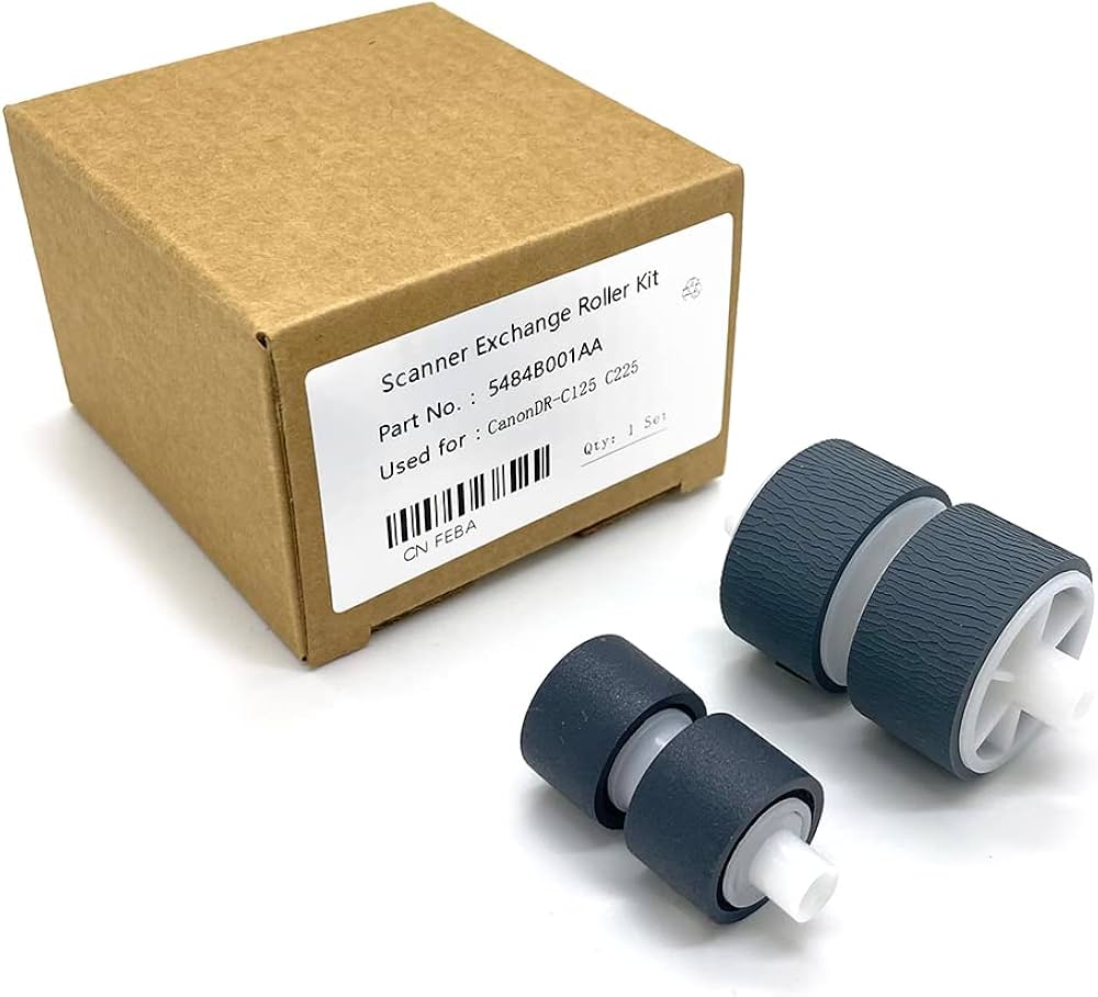 Exchange Roller Kit 5484B001 for Canon DR-C125 DR-C225 MA2-9416-000 [DRC225ERKIT]