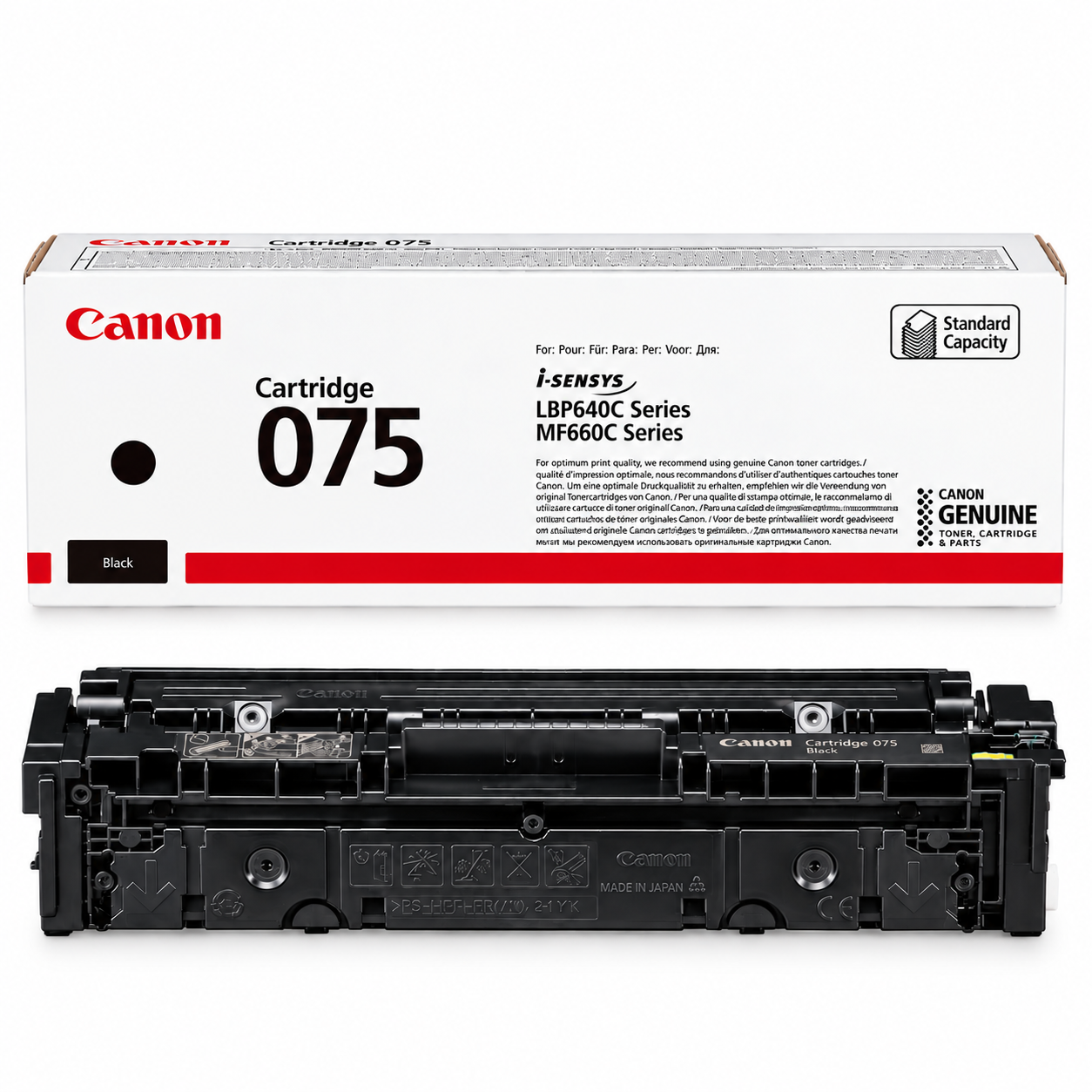 Genuine Canon CART075 Black Toner Cartridge for MF667CDW [6365C003] 1.4K