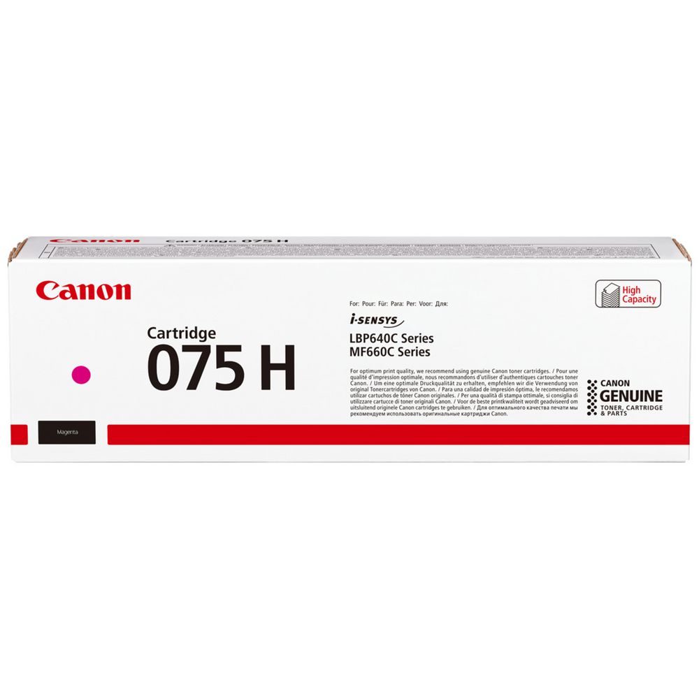Genuine Canon CART075H High Capacity Magenta Toner Cartridge 2.5K [6367C003]