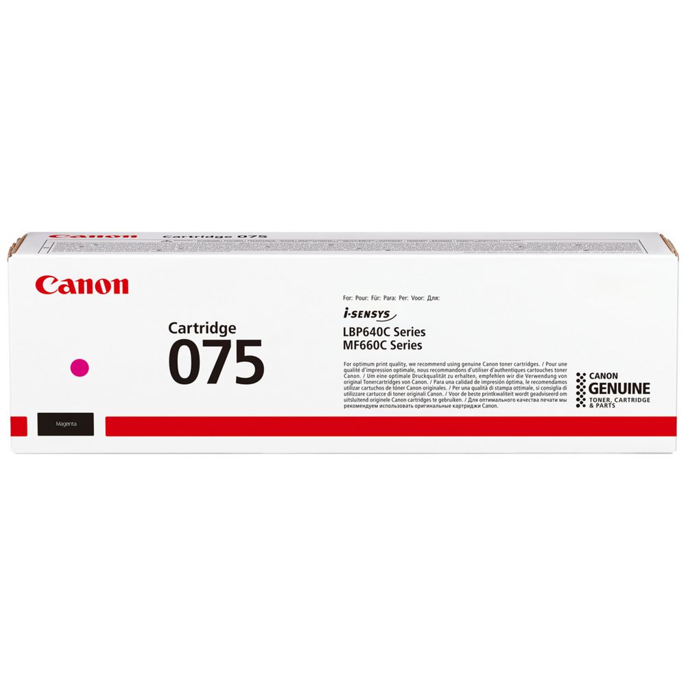 Genuine Canon CART075 Magenta Toner Cartridge for MF667CDW [6363C003] 1.3K