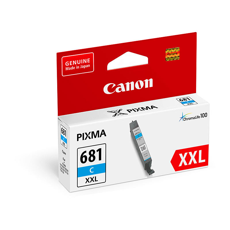 Genuine Canon CLI681XXL Cyan Extra High Yield Ink Cartridge (760p) [CLI681XXLC]
