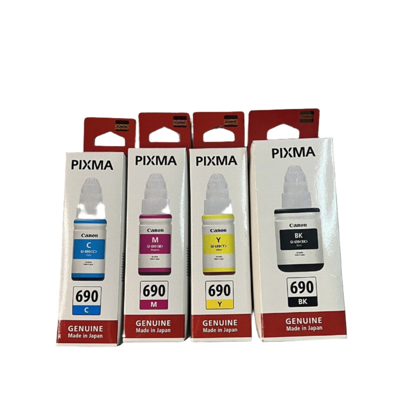 Genuine Canon GI690-CMYK Value Pack Ink Bottle for Pixma G2600/G3600/G3610/G4610 [GI690VP]