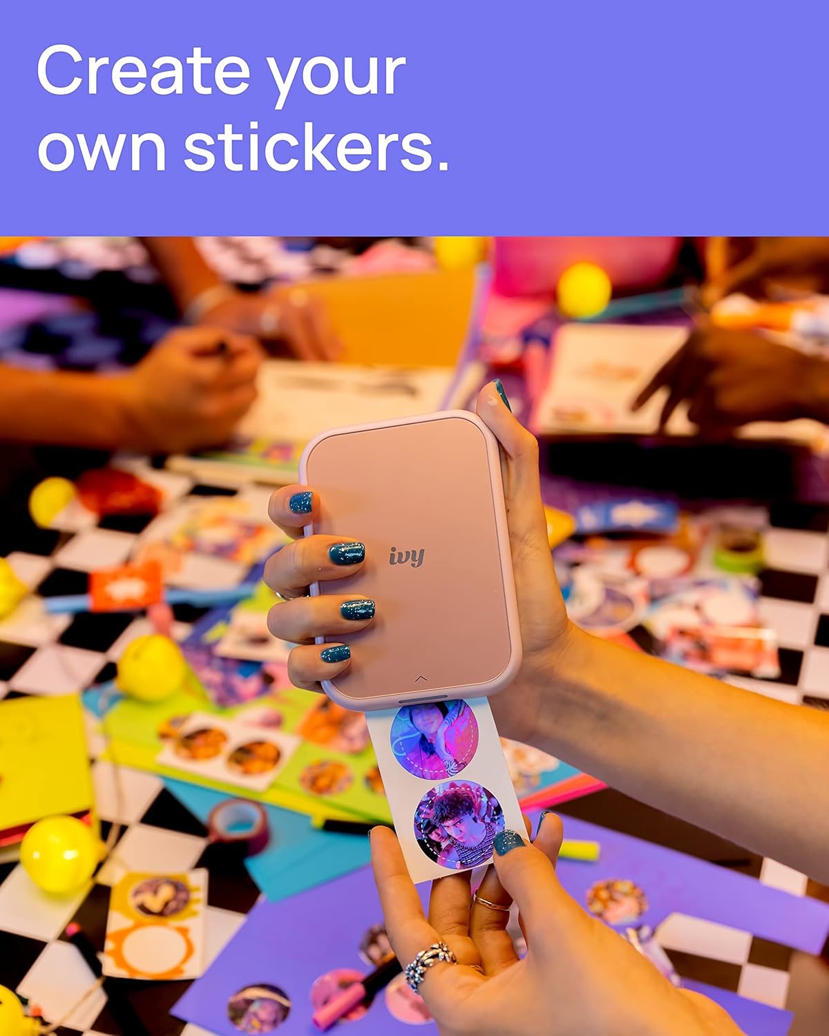 Canon Ivy 2 Mini Portable Photo Printer [WHITE] iOS & Android Devices [5452C018]