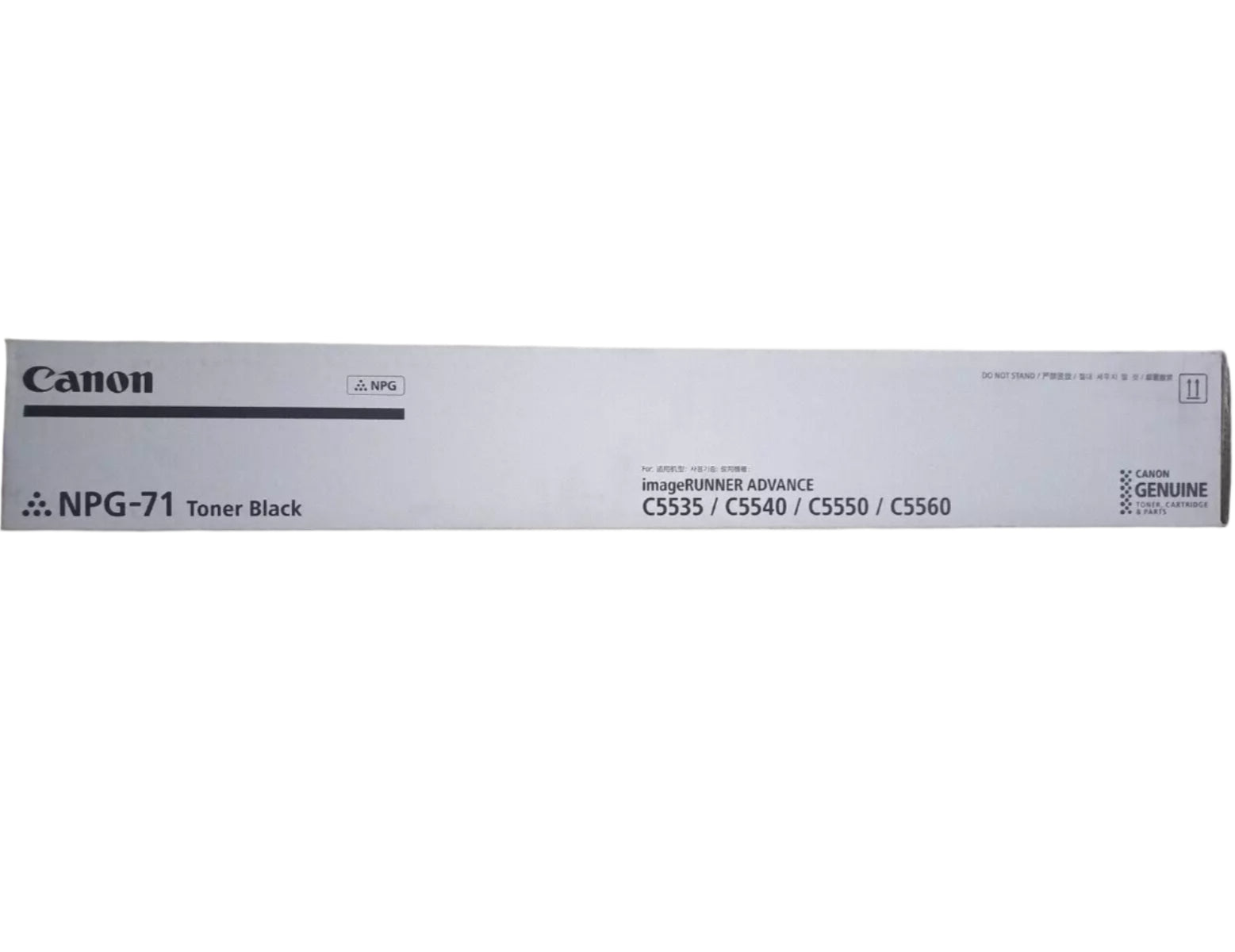 *CLEAR!* Genuine Canon TG-71BK Black Toner Cartridge NPG-71 for ImageRunner ADVANCE C5735i C5740i C5750i C5760i (69K)