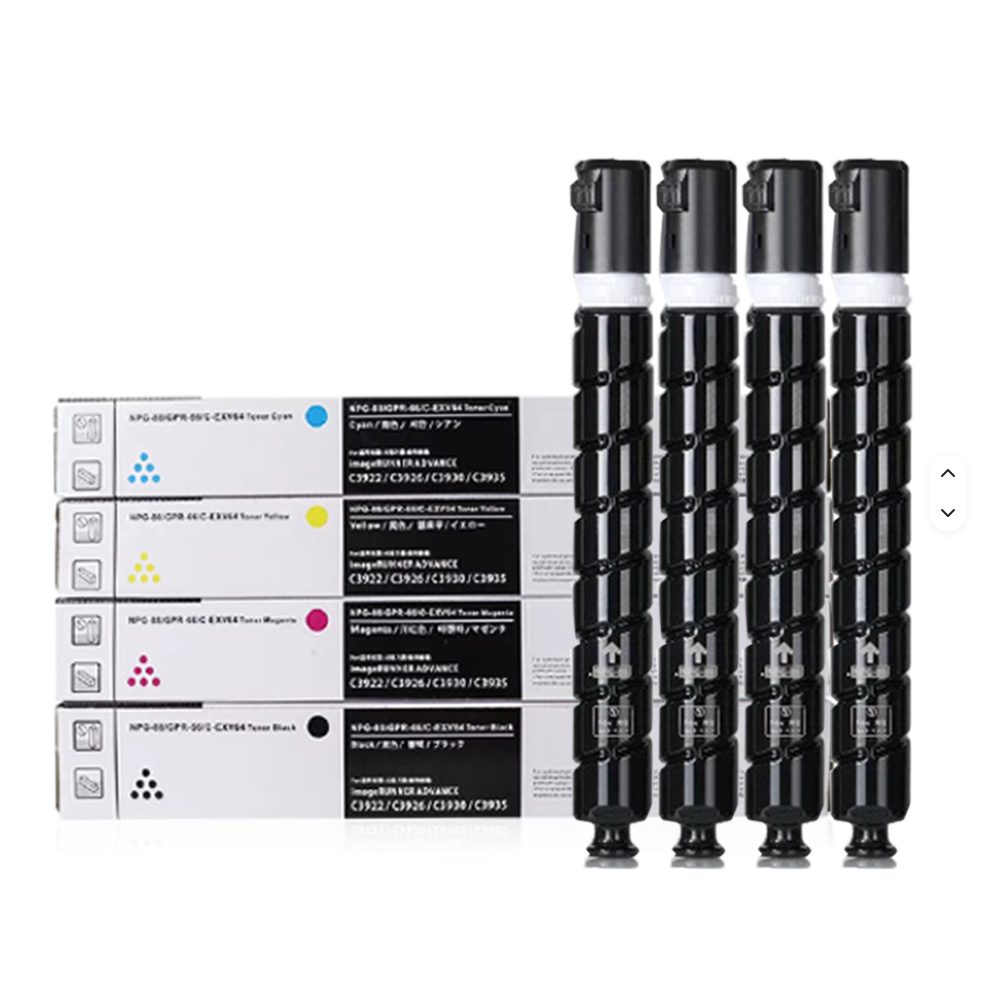 4x Pack Canon NPG-88 OEM Refill C/M/Y/K Toner Cartridge Set [GPR-66]