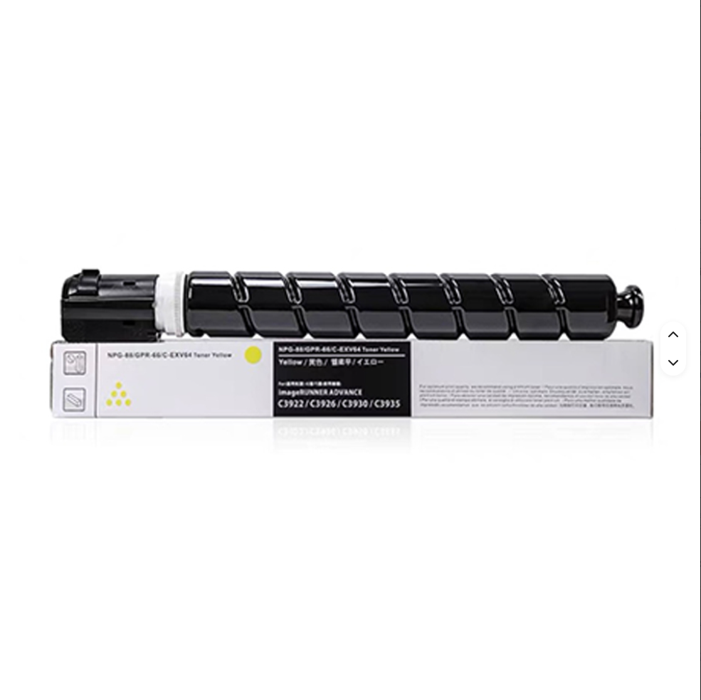NPG-88 OEM Refill Yellow Toner Cartridge for Canon imageRUNNER ADVANCE DX C3922i C3926i C3930i C3935i 25.5K [GPR-66]