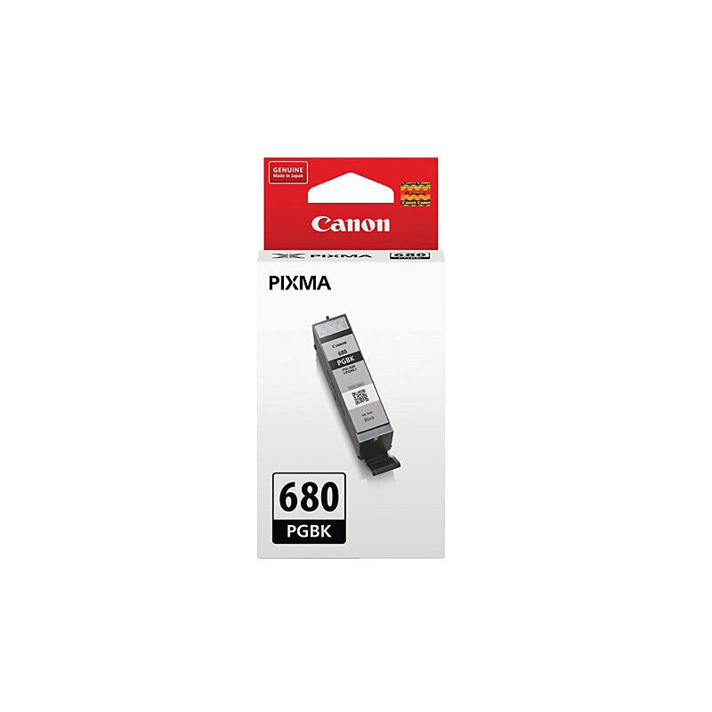 Genuine Canon PGI-680 Black Ink Cartridge 200x Pages Yield [PGI680BK]