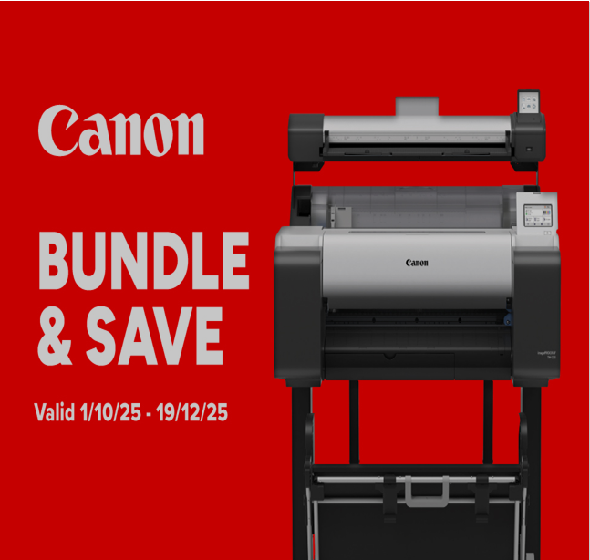 PROMO: Canon iPF TM250 Lm MFP 24" LFP Printer+BONUS: PFI320 Ink Set Bundle
