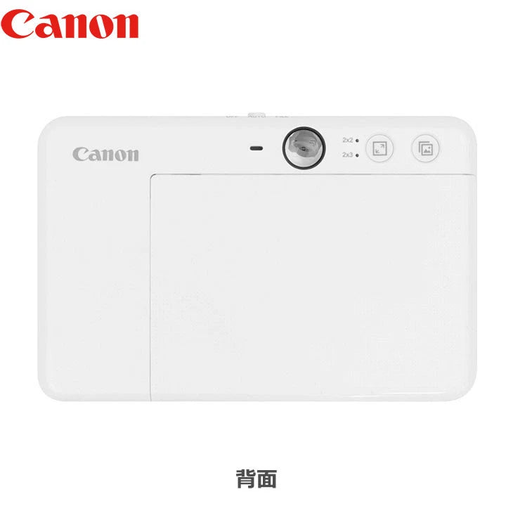 Canon Inspic 2-in-1 Instant Camera + Smart Phone Photo Printer Pearl White [ZV-123-PW]