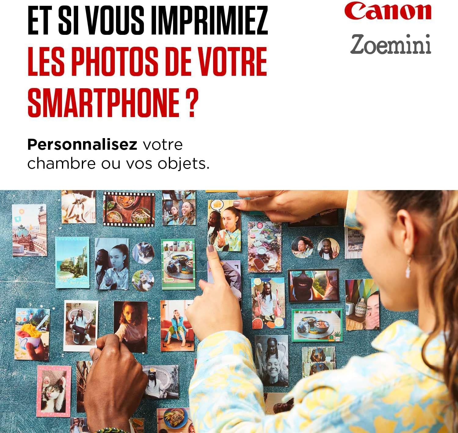 Canon Zoemini 2 Mini Wireless Photo Printer - Mobile, Portable, Pocket 5452C004[White]