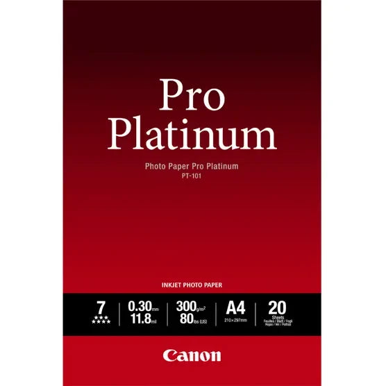Genuine Canon PT101A2 A2 Pro Platinum Photo Paper 300gsm
