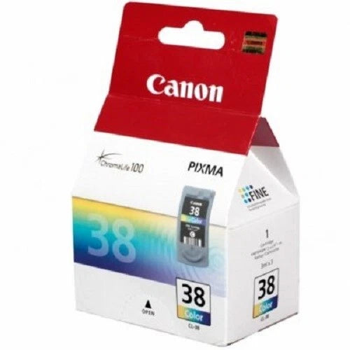 Genuine Canon CL38 FINE COLOUR Ink Cartridge for IP1800 IP1900 MP190 MP210 MX300