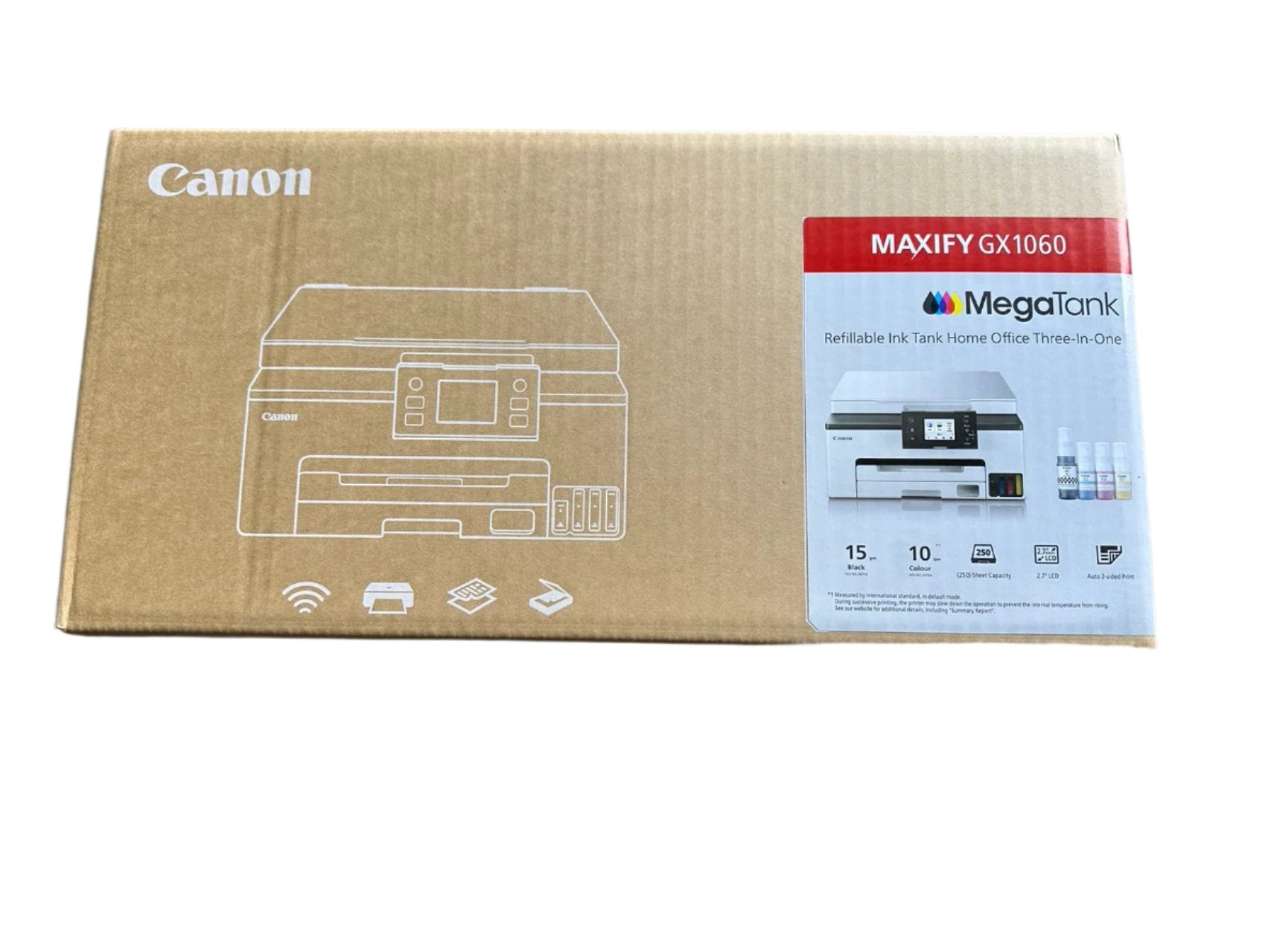 *NEW!* Canon MegaTank GX1060 A4 Colour Ink Tank Wireless Multi-Function Printer replace G6060/G6065