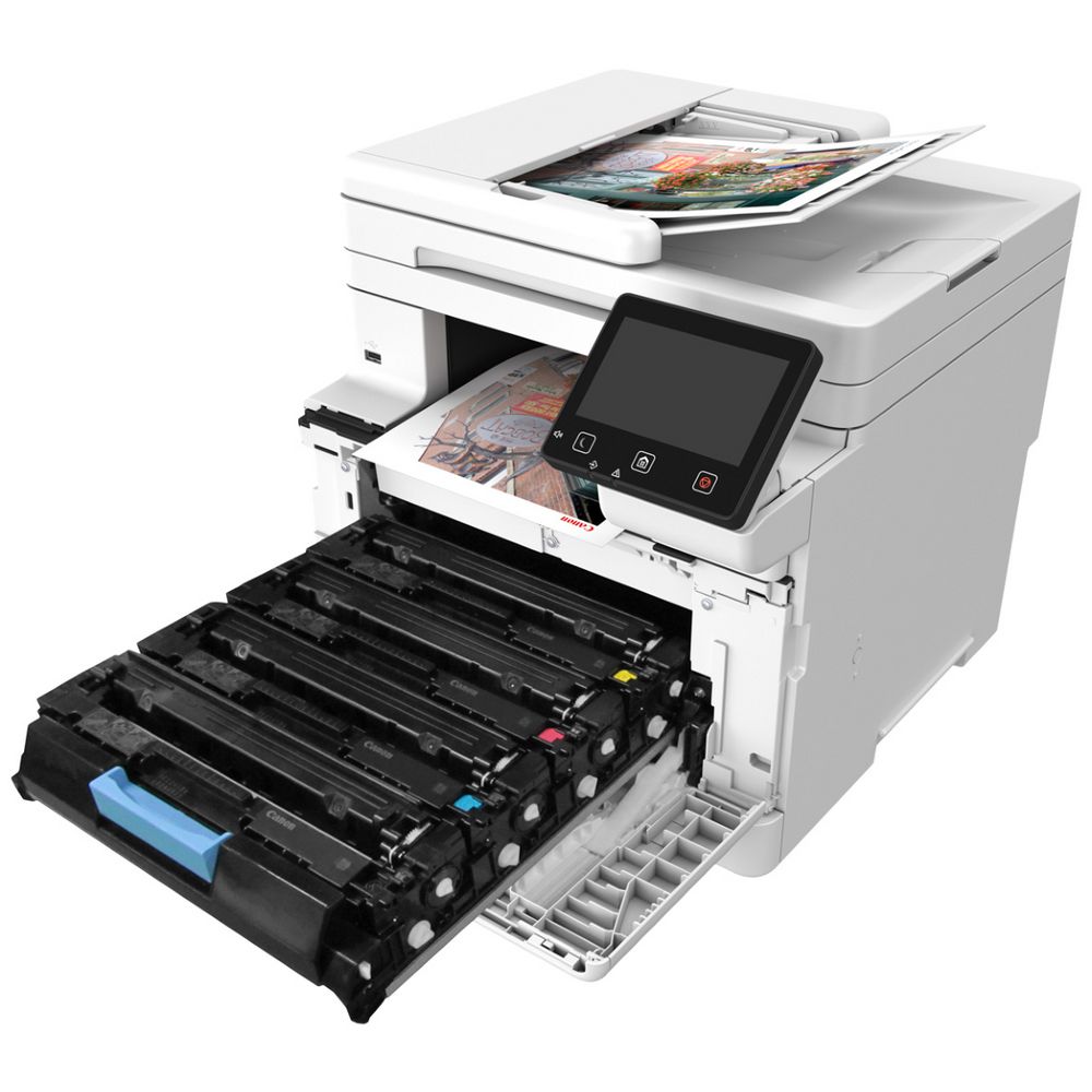 Canon i-SENSYS MF667CDW A4 Colour Laser Wireless Multifunction Printer Duplex ADF Fax 25PPM