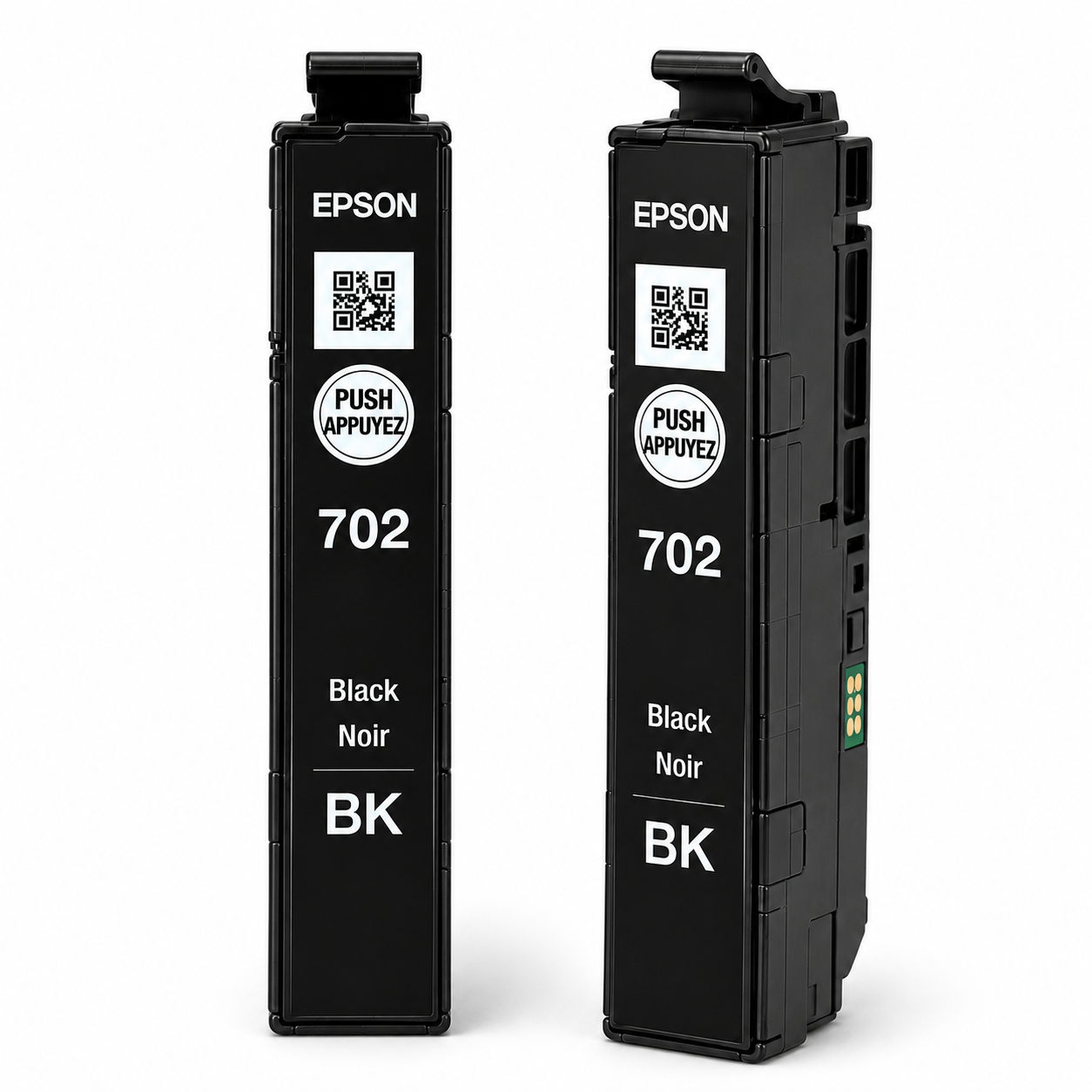 Genuine Epson 702 Black Ink Cartridge C13T344192 [OEM Bulk Packaging] – Factory Sealed
