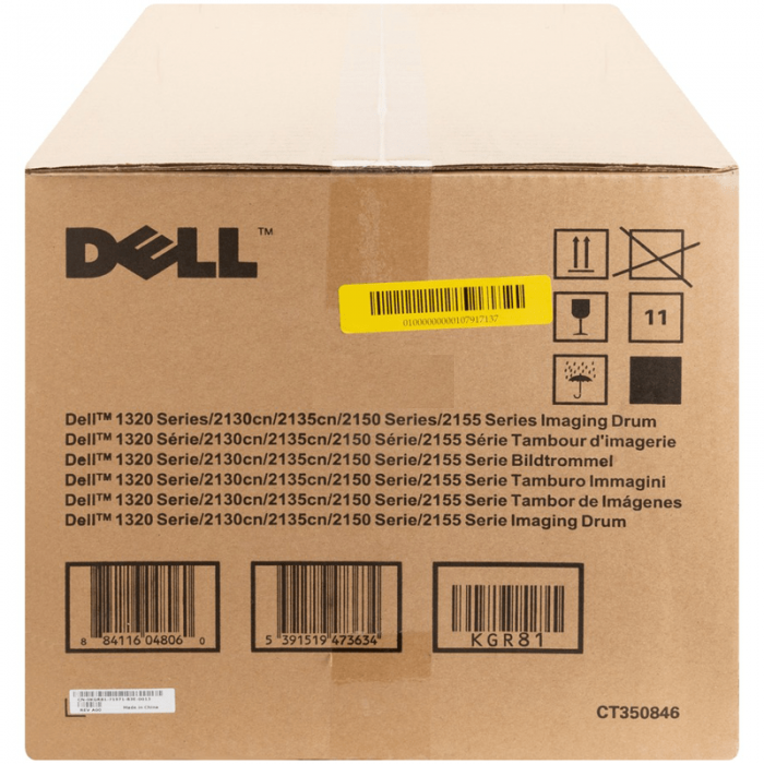 1 x Genuine Dell CT350846 Imaging Drum Unit for 1320cn 2130cn 2135cn 2150cn 2150cdn 2155cn 2155cdn 24K [59211632]