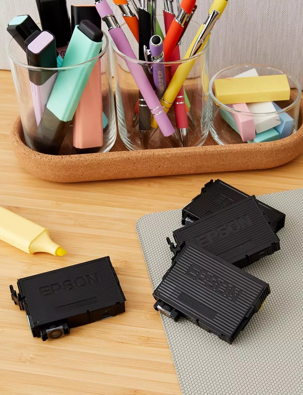 Bundle: 4x Pack Genuine Epson #503 C/M/Y/K Ink Cartridge Set (1BK,1C,1M,1Y) Standard Yield for XP5200 WF2960