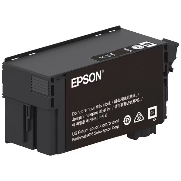 Genuine Epson 80ml UltraChrome XD2 Black Ink Cartridge for SureColor T3160 T5160 [C13T40U100]