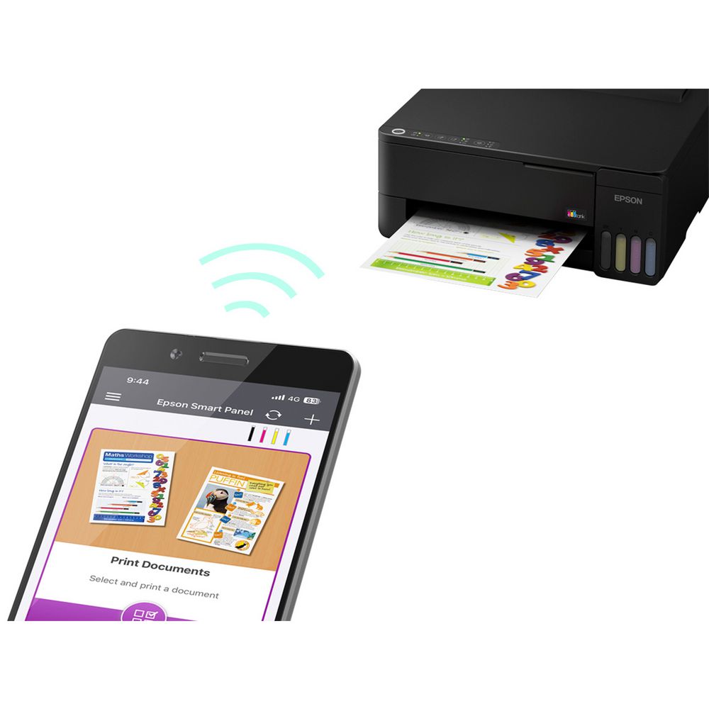 Epson EcoTank ET-1910 A4 Wireless Ink Tank Single Function Printer [C11CL65501]