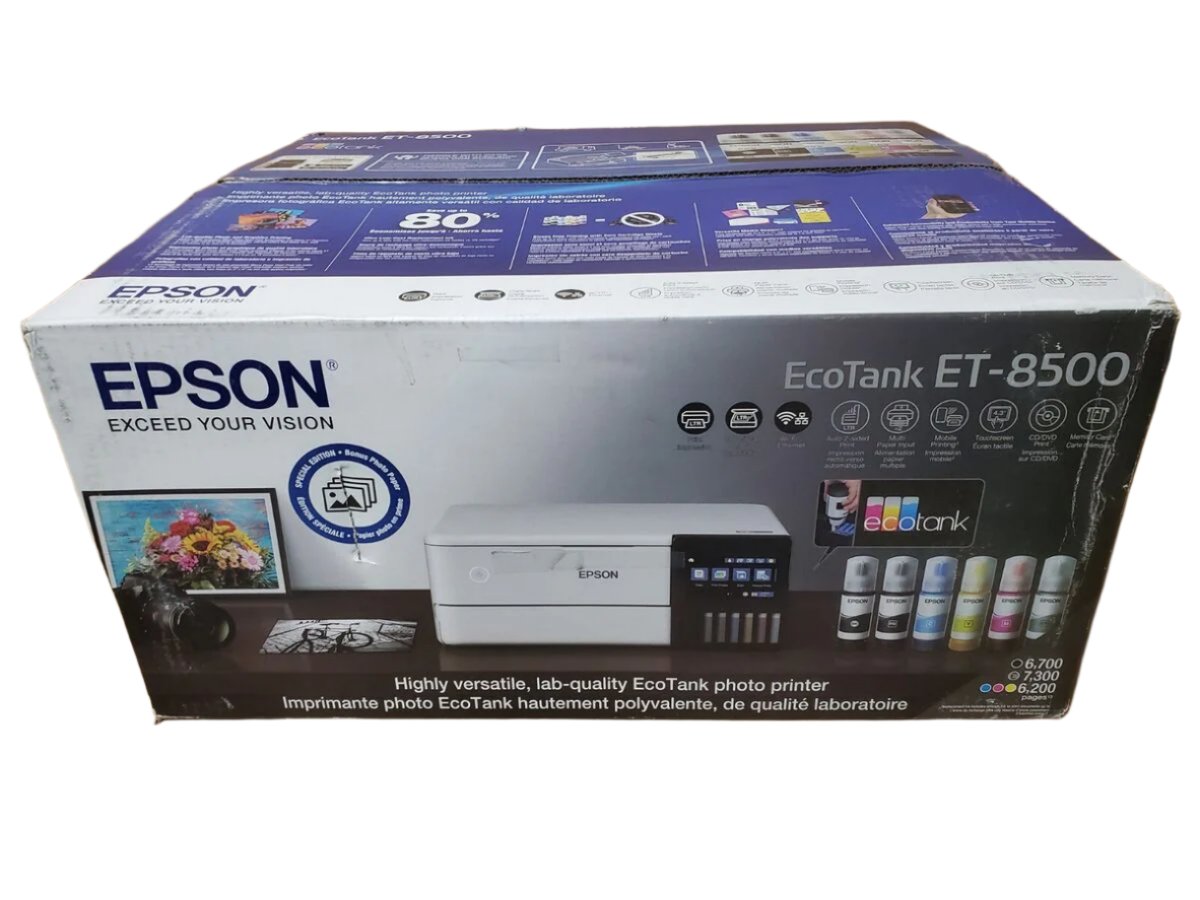 *RFB* Epson EcoTank Photo ET-8500 A4 Colour Multifunction Inkjet Ink Tank Printer *Refurbished* [C11CJ20501]