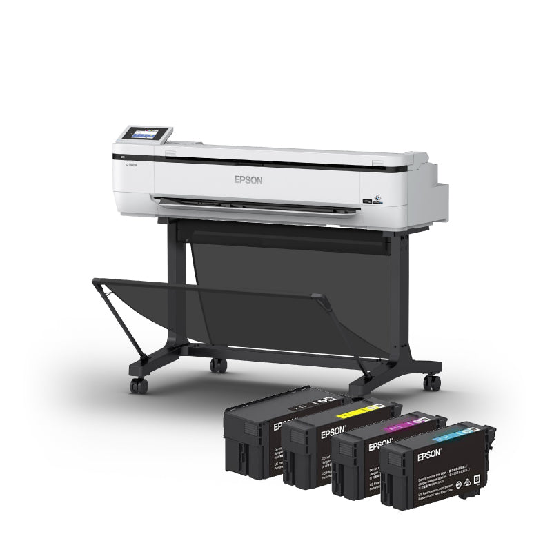 Bundle: Epson SCT5160M A0/36" Large Format Printer+BONUS: E40U C/M/Y/K High Yield Ink Set