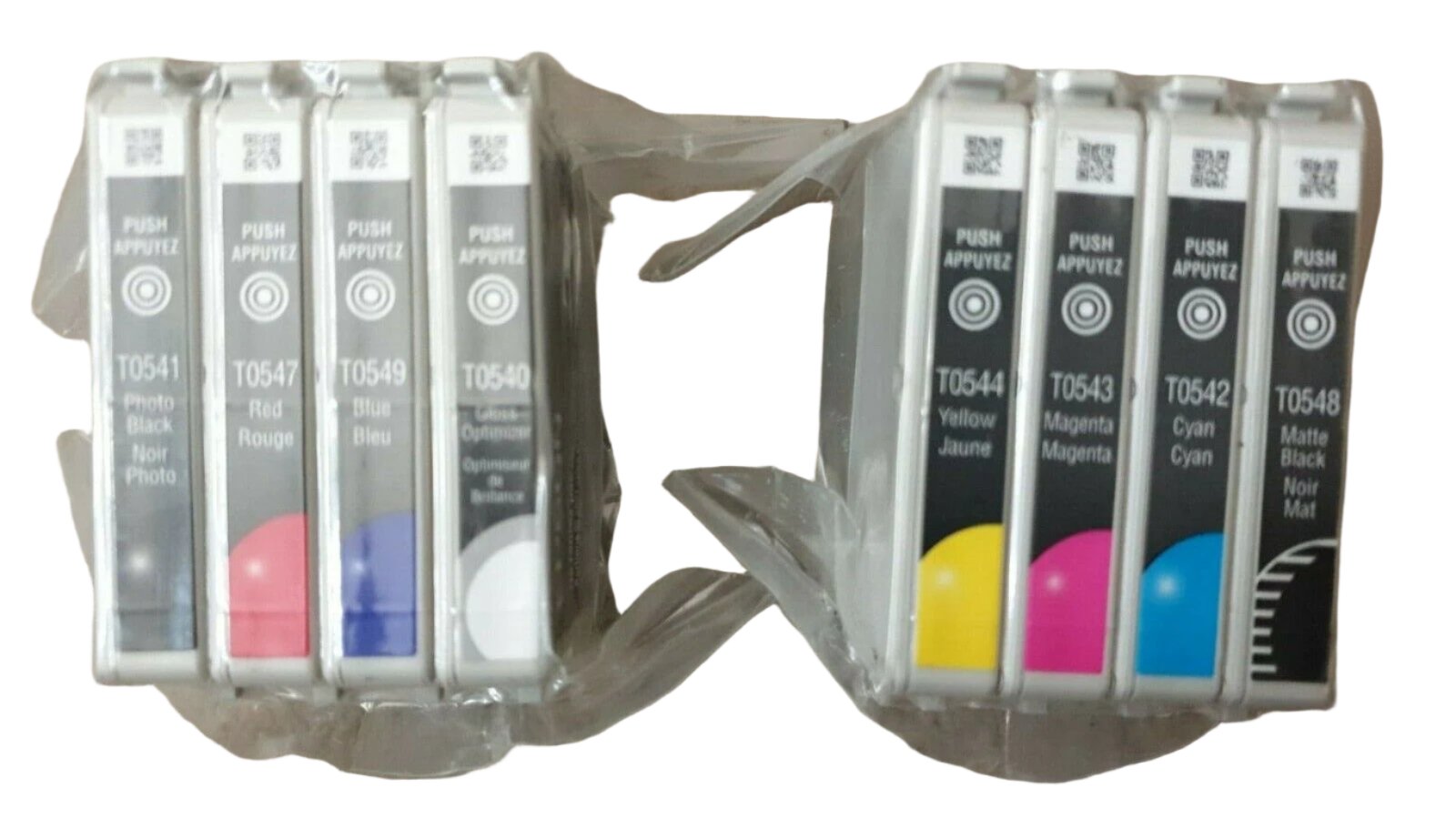 *Unbox* 8x Pack Genuine Epson T0540 T0541 T0542 T0543 T0544 T0547 T0548 T0549 Ink Cartridge Set