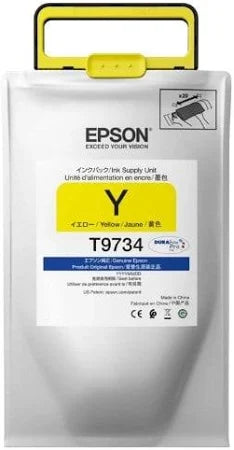 Genuine Epson T973 Yellow Ink Cartridge for WF-C869R (22K) [C13T973400]