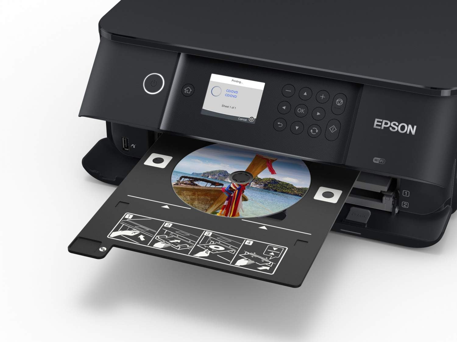 EPSON Expression Premium XP-6100 A4 MFP Printer #202 Ink B07J4G6RQ7 (UK Version)